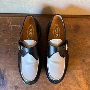 Tod's Women's Patten Leather Buckled Loafer